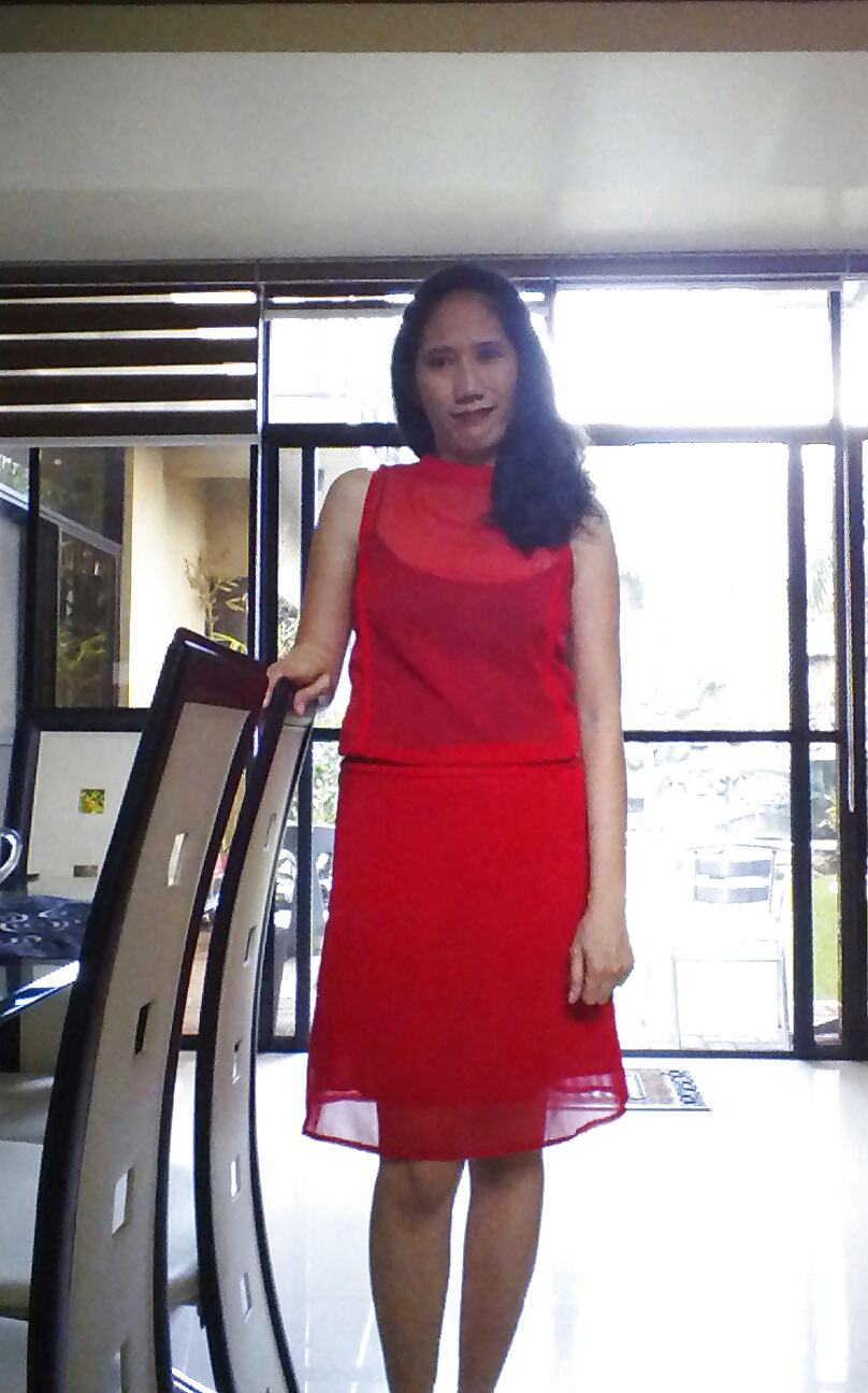 Pinay in red dress #40560193