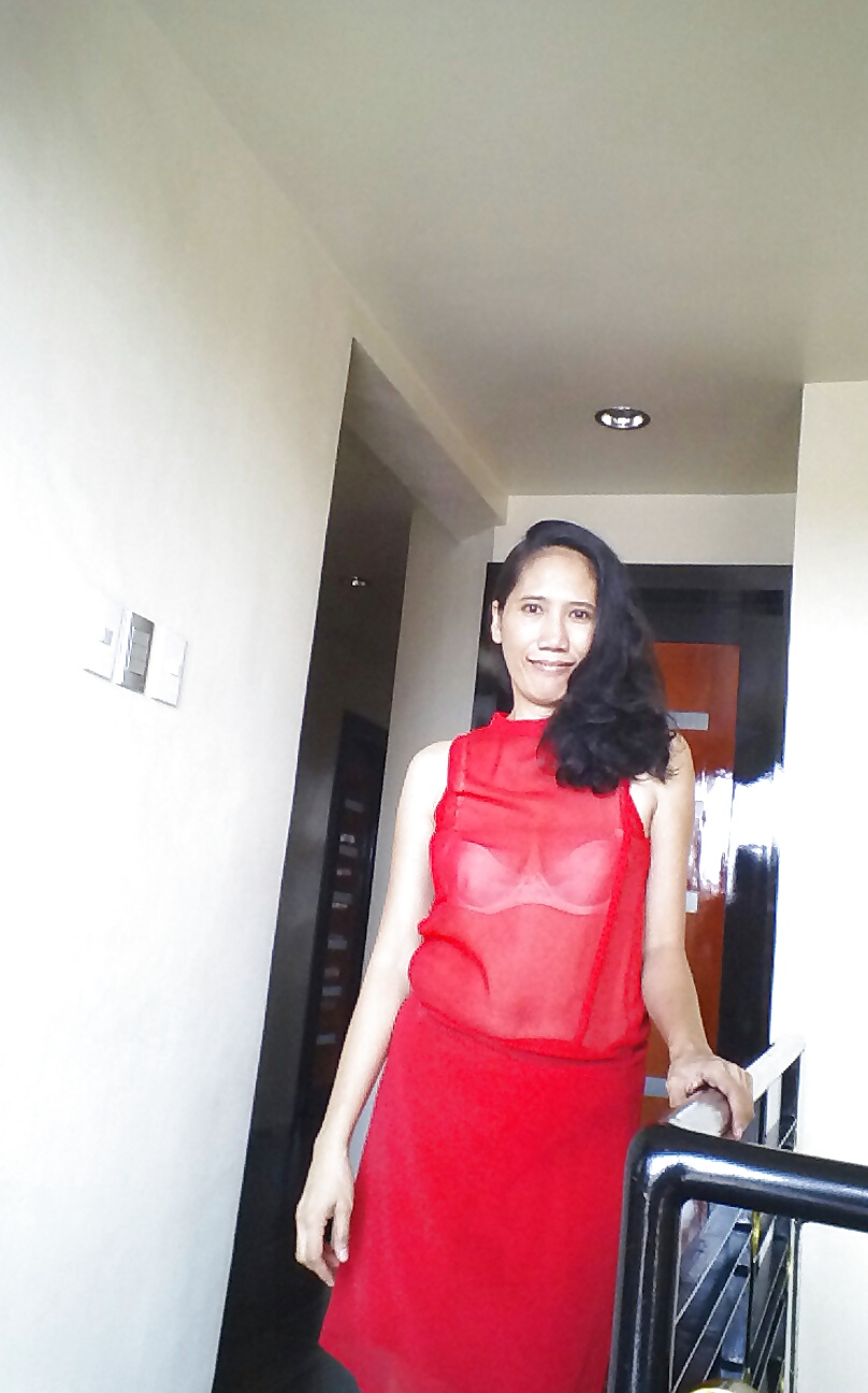 Pinay in red dress #40560203