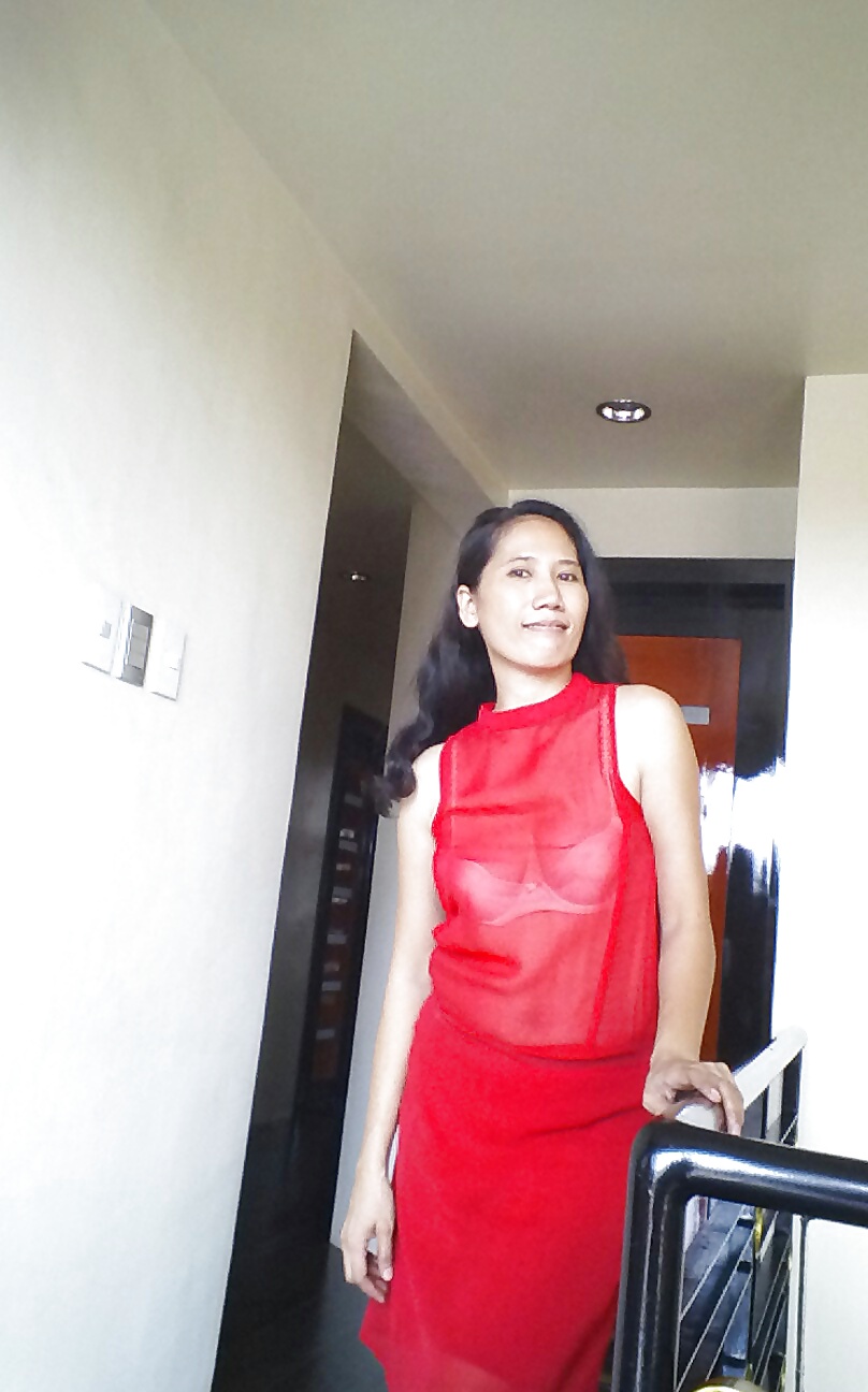 Pinay in red dress #40560209