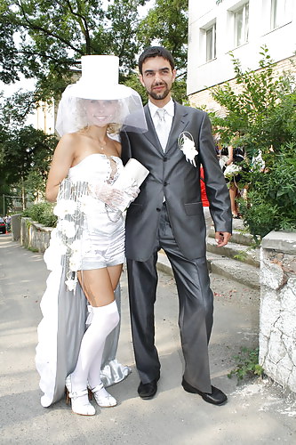 Women in Wedding Dresses - Frauen in Brautkleidern #24187656