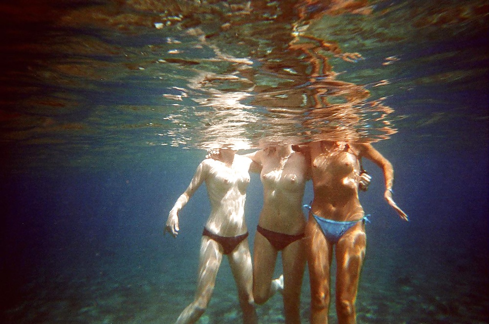 Naked teens swimming  #31319742