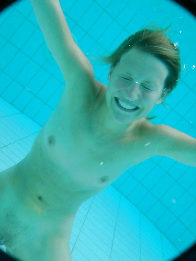 Naked teens swimming  #31319746