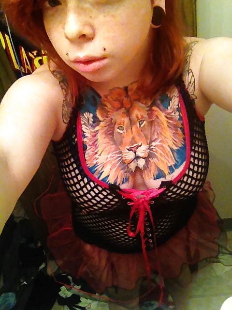 Girl with Lion Tattoo #39552459