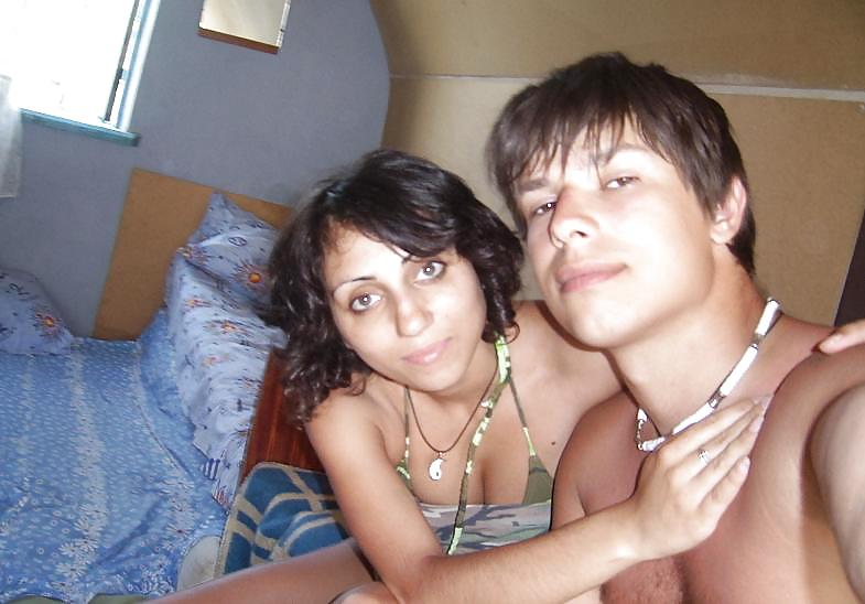 Sweet Amateur Teen Couple - Turkish girl and Russian boy #25761760