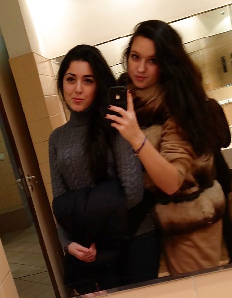 Selfies en abrigos de piel
 #32042655