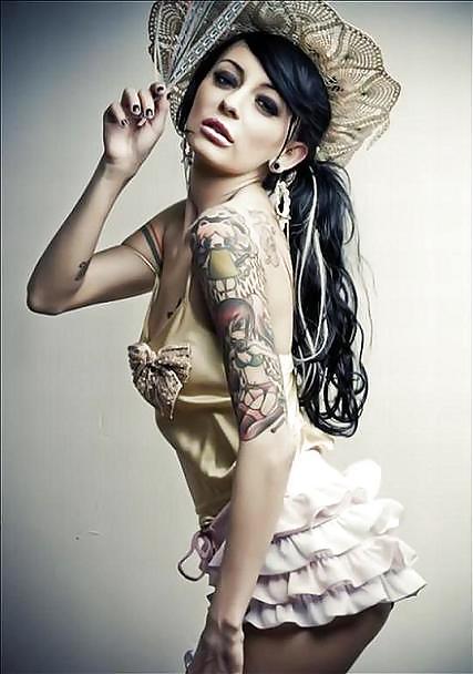 Beautiful Girls, Tattooed And Latex 2 #23396215