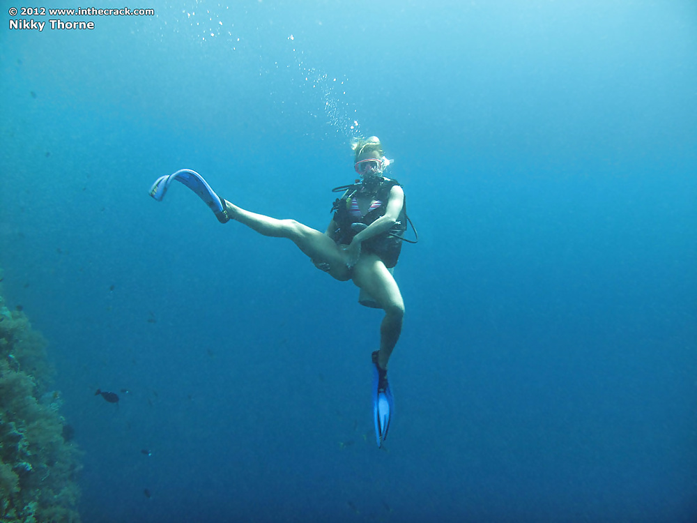 Bottomless Scuba Diving with Nikky Thorne #26425893