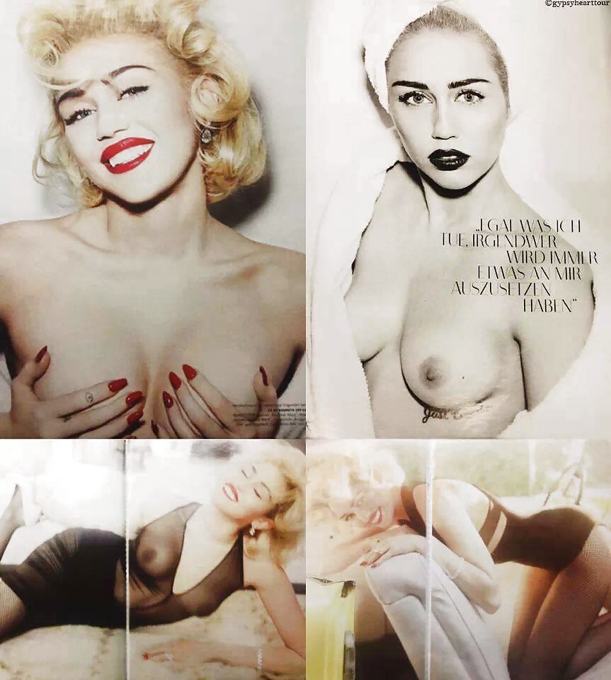 Miley Cyrus like  Marilyn Monroe #Boobs  #35518565