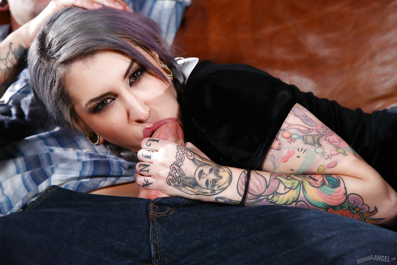 Busty inked cosplayer Lady Luna enjoys riding on top of a massive dick #50367212