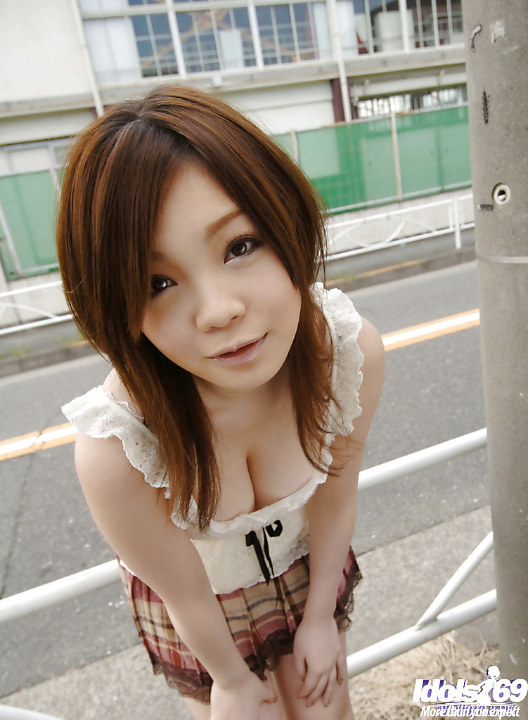 Asian schoolgirl Nami Ogawa revealing her massive bosoms and nice fanny #51189778