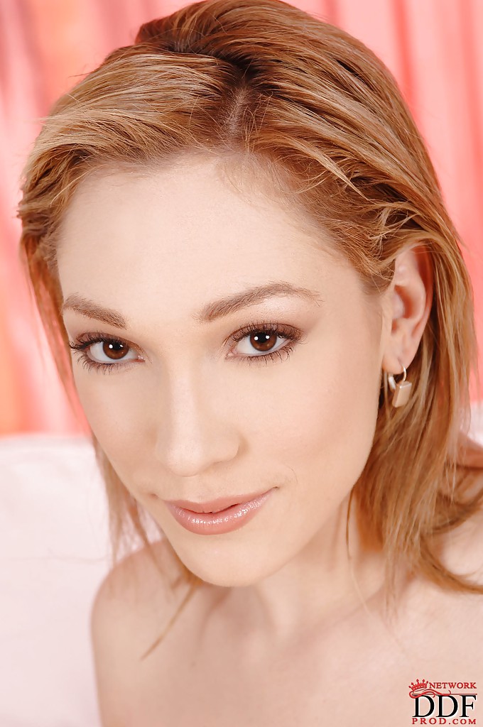 Lewd cutie on high heels Lily LaBeau getting naked and spreading her legs #54743915