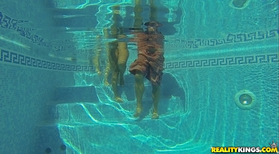 Seductive european sugars have some humping fun at the pool party #51423380
