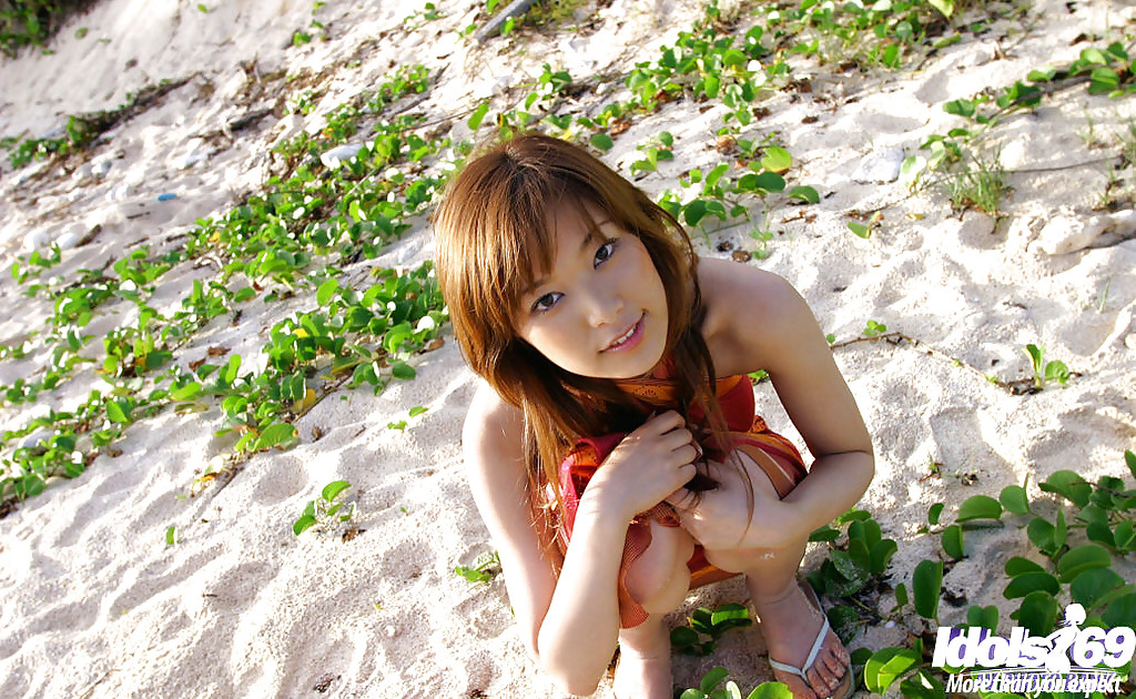 Adorable asian babe Yua Aida showcasing her tempting curves outdoor #50162119