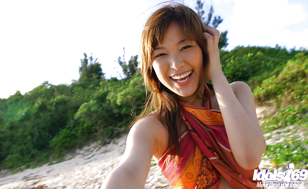 Adorable asian babe Yua Aida showcasing her tempting curves outdoor #50162123