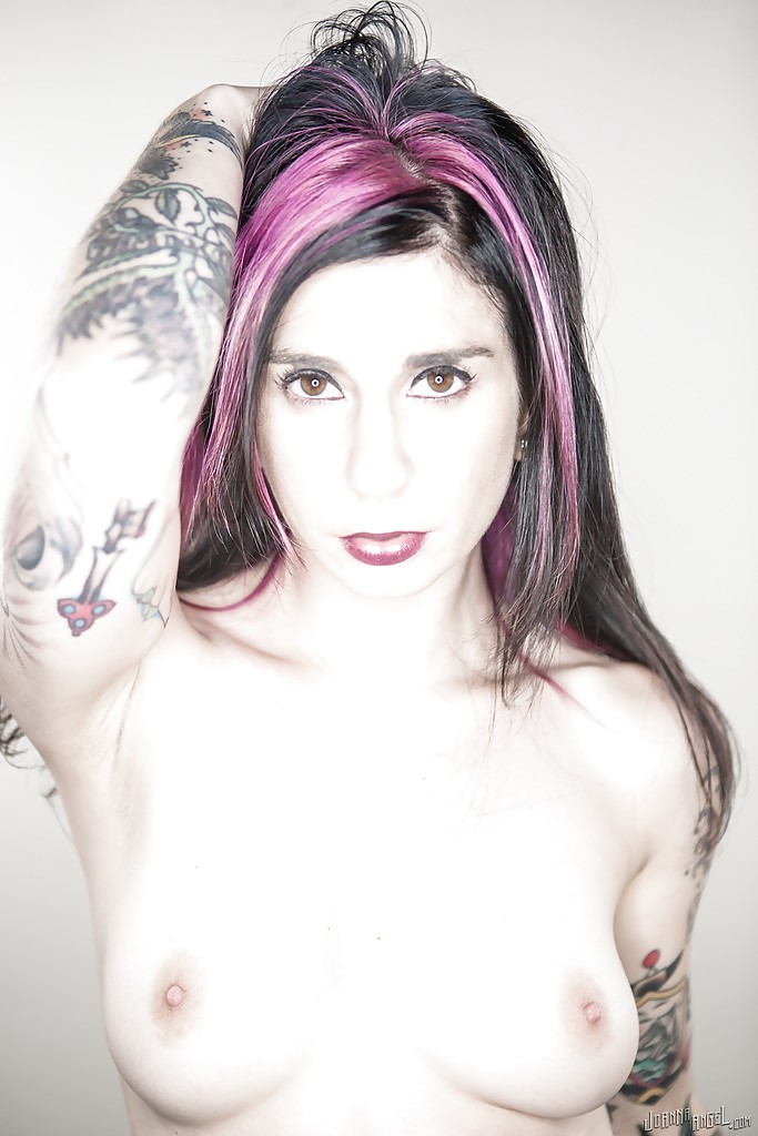 Cute amateur babe Joanna Angel is a cool actress with sexy tattoos #54342666