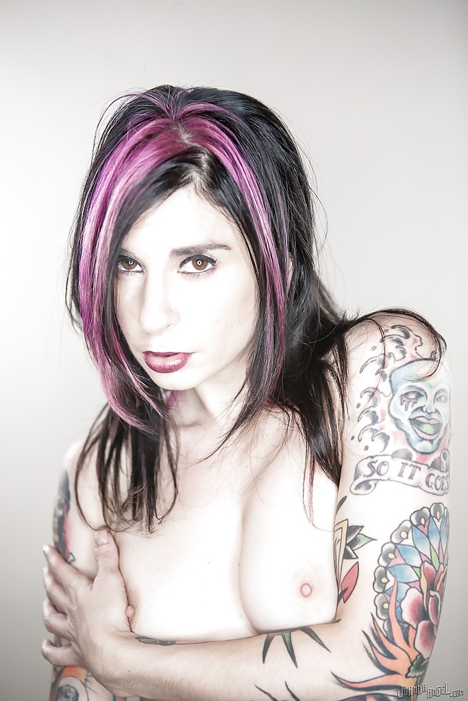 Cute amateur babe Joanna Angel is a cool actress with sexy tattoos #54342695