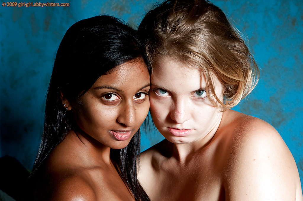 Close ups of interracial lesbians Kara D and Zasha licking pussy #51185454