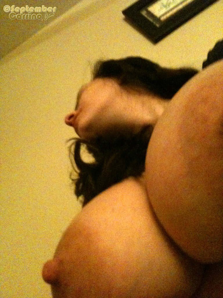 Gorgeous brunette September Carrino shows her big boobs in uniform #55550623