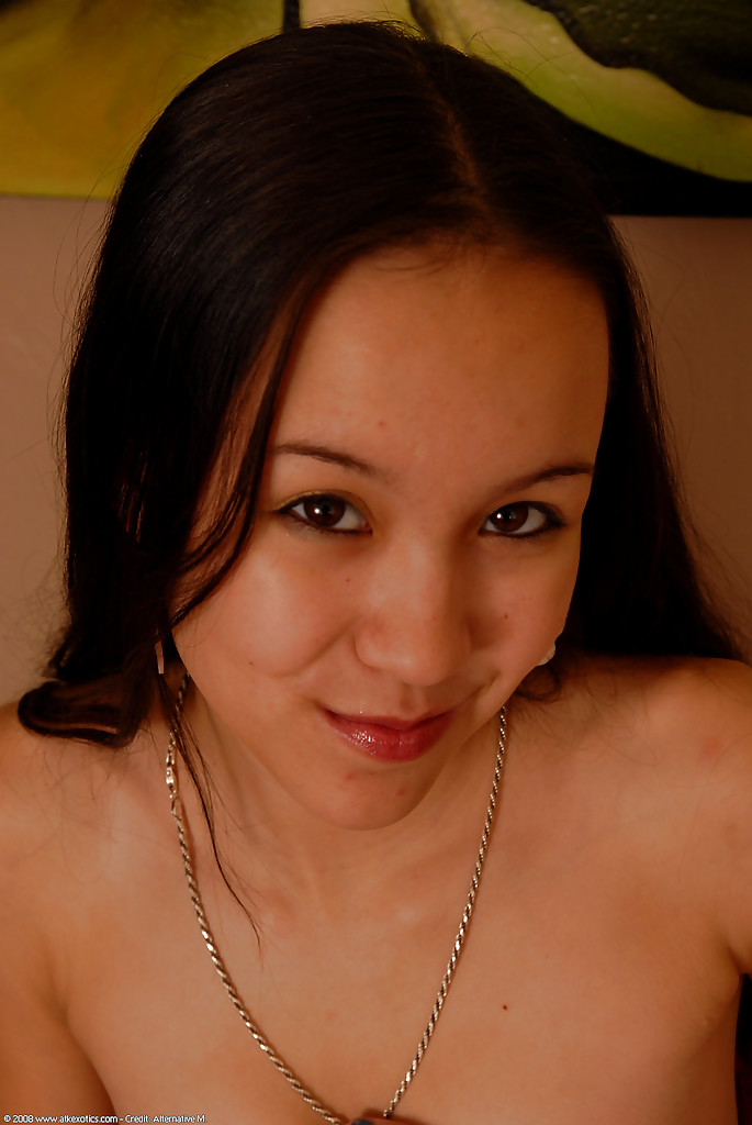 Petite Asian hottie Amai Liu undressing for masturbation session #52623776