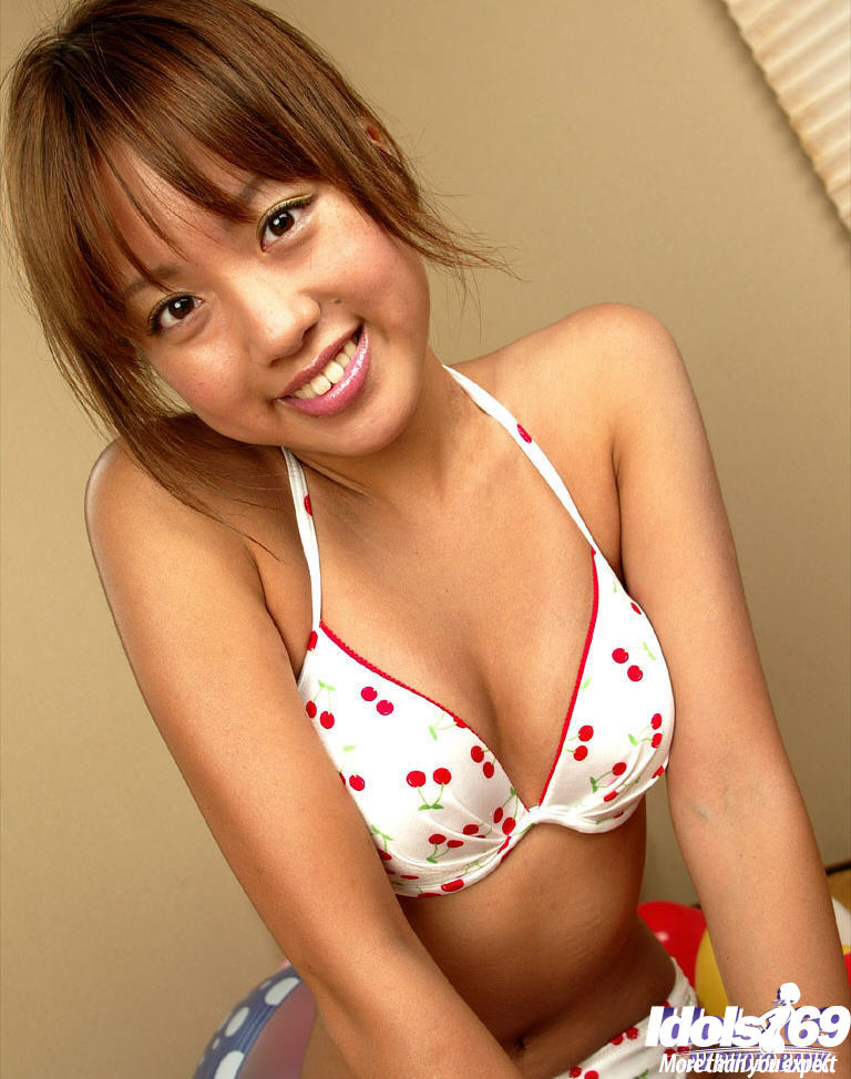 Slim asian cutie with neat fanny posing in fancy lingerie #51211275