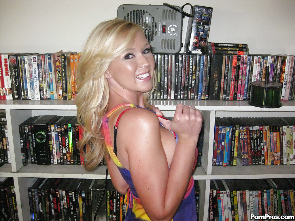 Milf Dylan Riley is smiling on camera and playing with her boobies #53781079