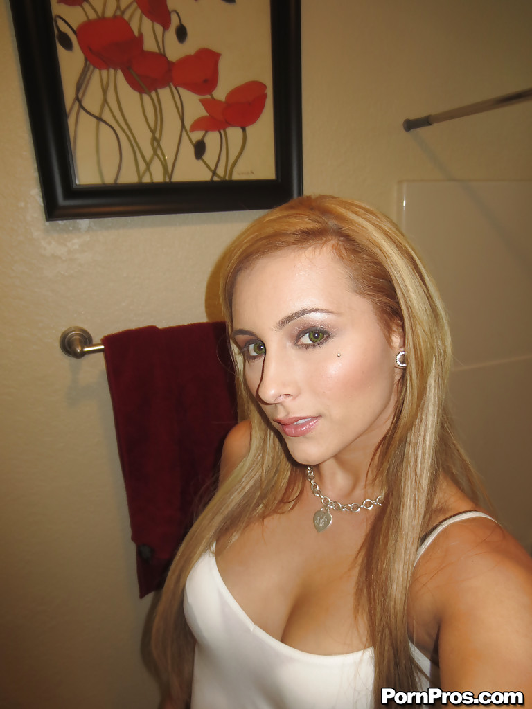 Beautiful blonde slut Nikki loves self shot undressing #56234120