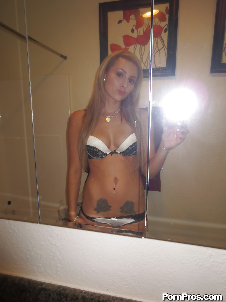 Beautiful blonde slut Nikki loves self shot undressing #56234215