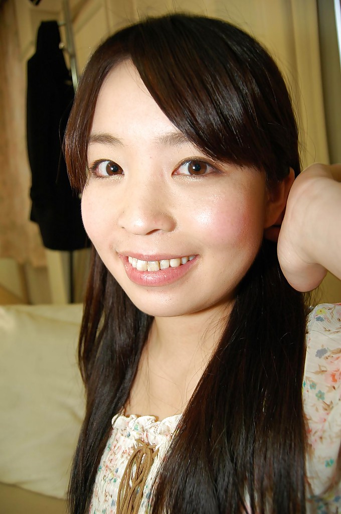 Smiley asian teen in stockings undressing and spreading her hairy pussy lips #51217742