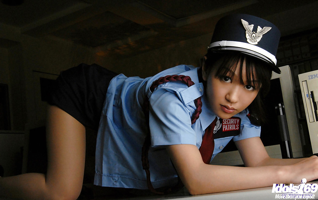 Petite asian girl in uniform slowly uncovering her fuckable curves #51527185