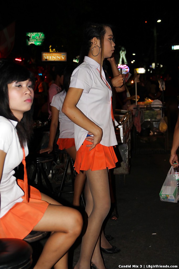 Exotic Thai ladyboys on public display in non nude series #51229879