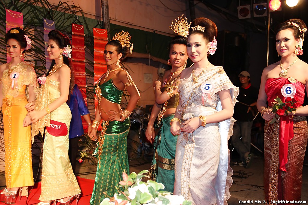 Exotic Thai ladyboys on public display in non nude series #51229898