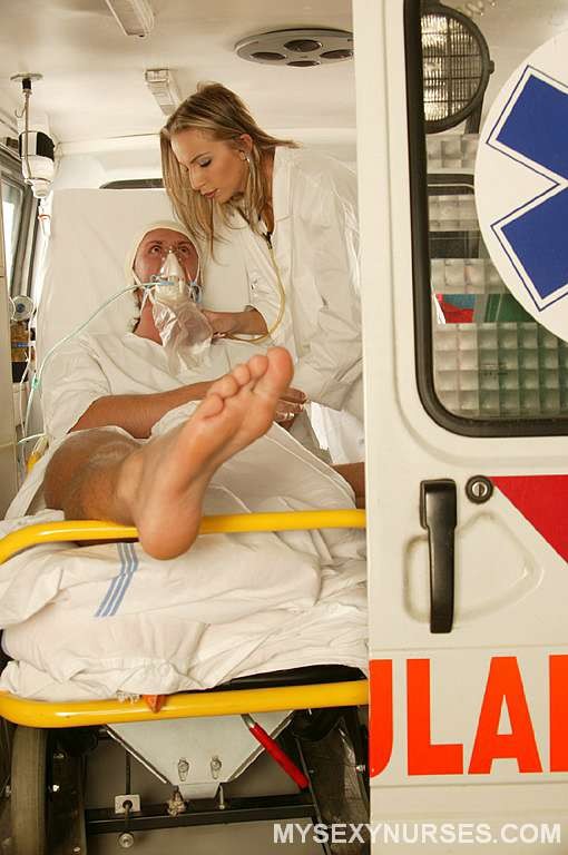 nurse blonde babe in hardcore sex #73956527
