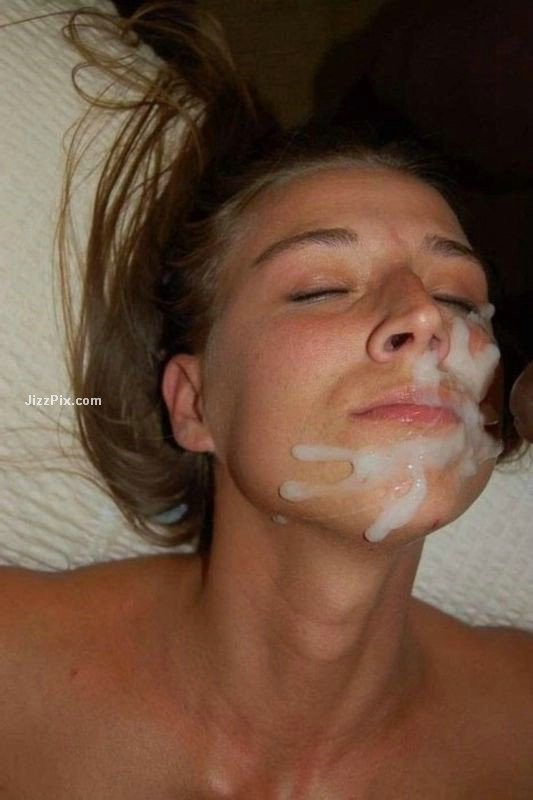 Real amateurs share their cum facial pictures #67217931