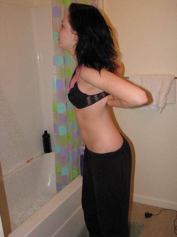 Petite teen Riley Rebel takes a refreshing shower #78775790