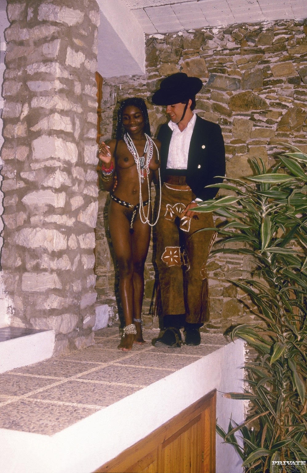 Vintage sexo interracial con chica negra
 #73314898