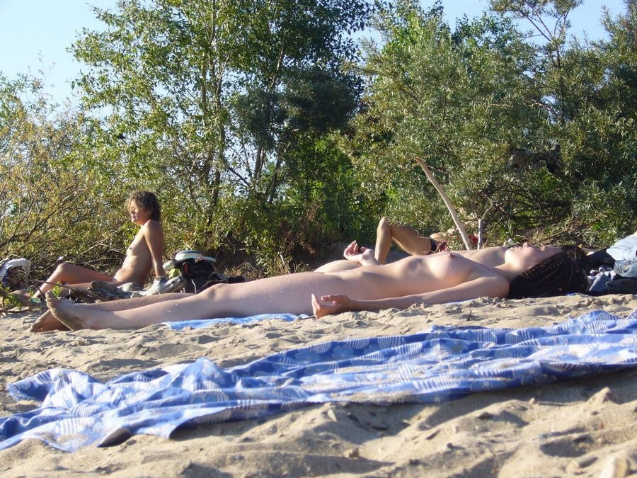 Brunette nudist loves feeling the sun on her body #72256621