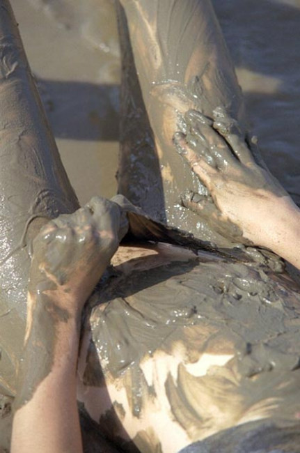 Angelic body teen spreading in mud #76621278