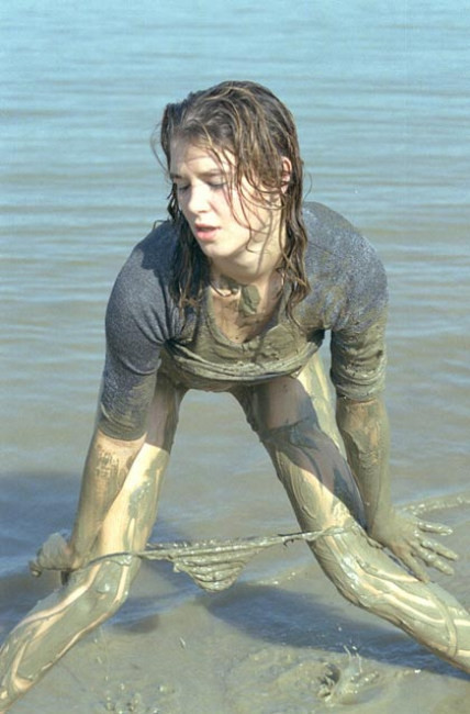 Angelic body teen spreading in mud #76621295