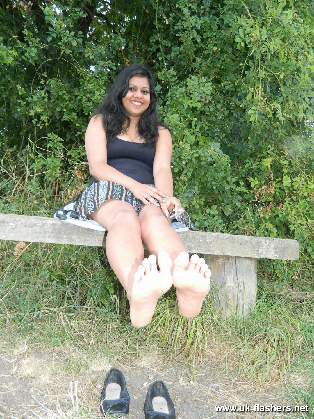 Cute Indian Amateur Kiki on a day out at the local park #67320100