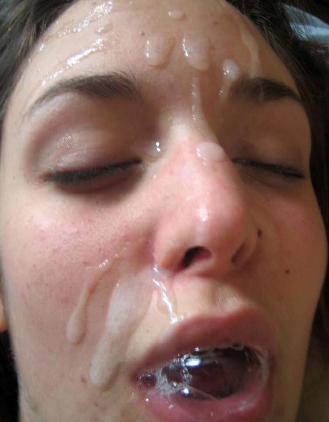 Real amateur girlfriends taking facials #75892366