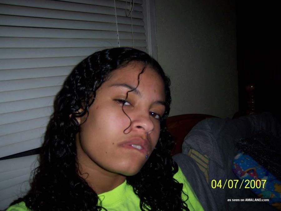 Beautiful ebony babe posing #73370836