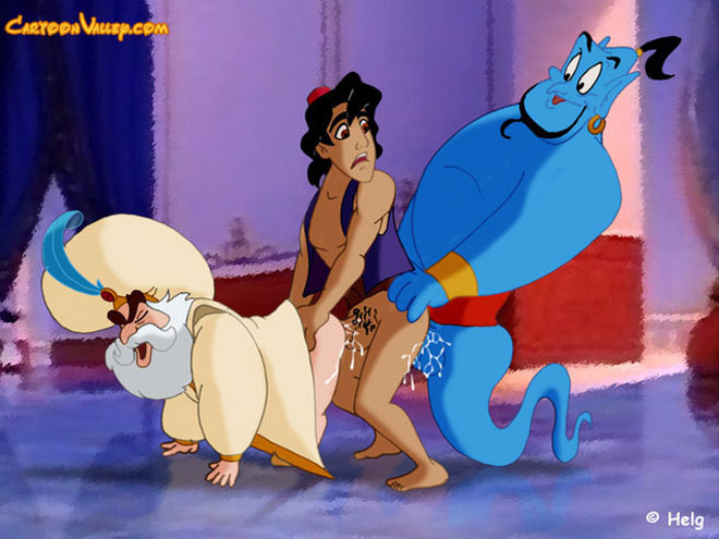 Smashing Jasmine getting chased and filled by Genie #69639427