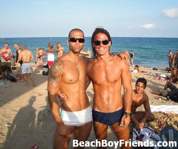 Hunks love being at the beach and showing their great bodies #76946360