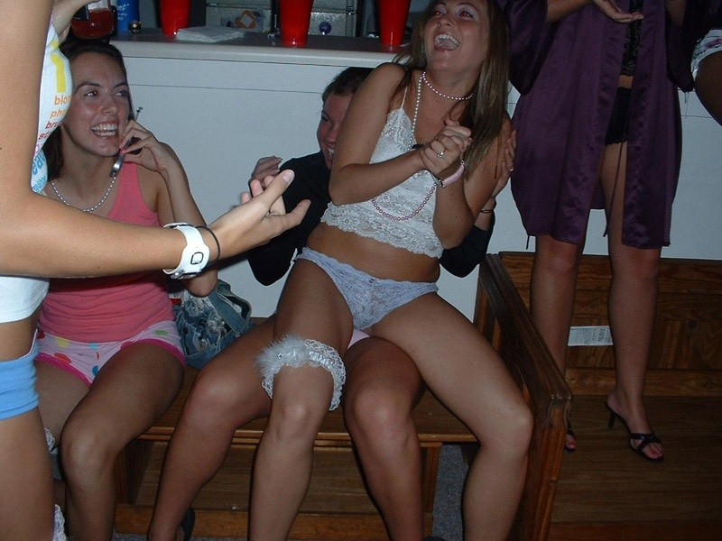 Drunk College Coed Party Girls Flashing Perky Tits #76399468