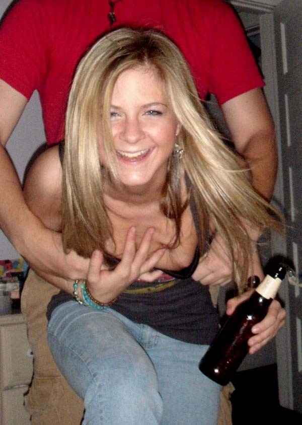 Drunk College Coed Party Girls Flashing Perky Tits #76399486