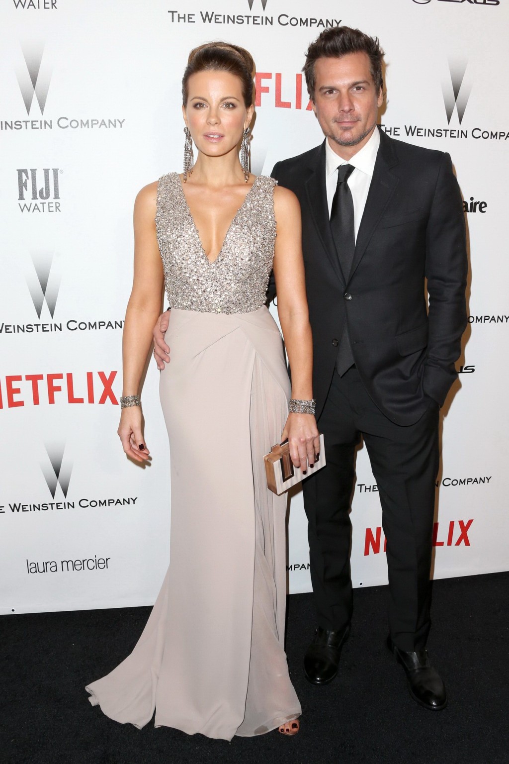Kate Beckinsale zeigt ein riesiges Dekolleté bei den Golden Globe Awards und der Weinste
 #75175771