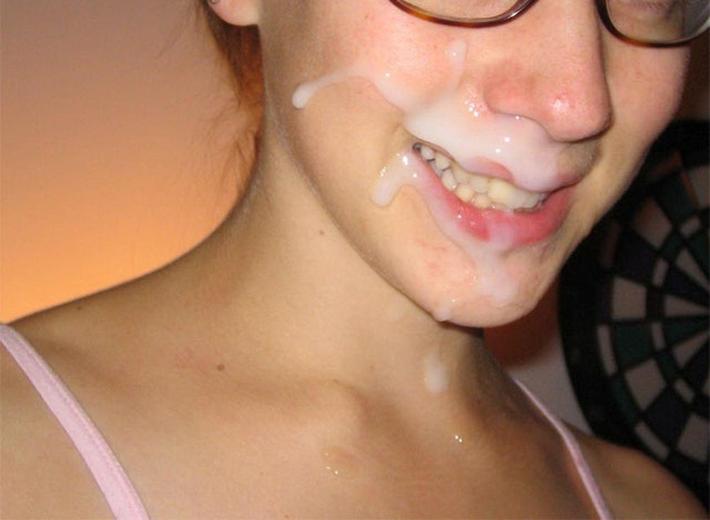 Real amateur girlfriends taking messy facials #75900627
