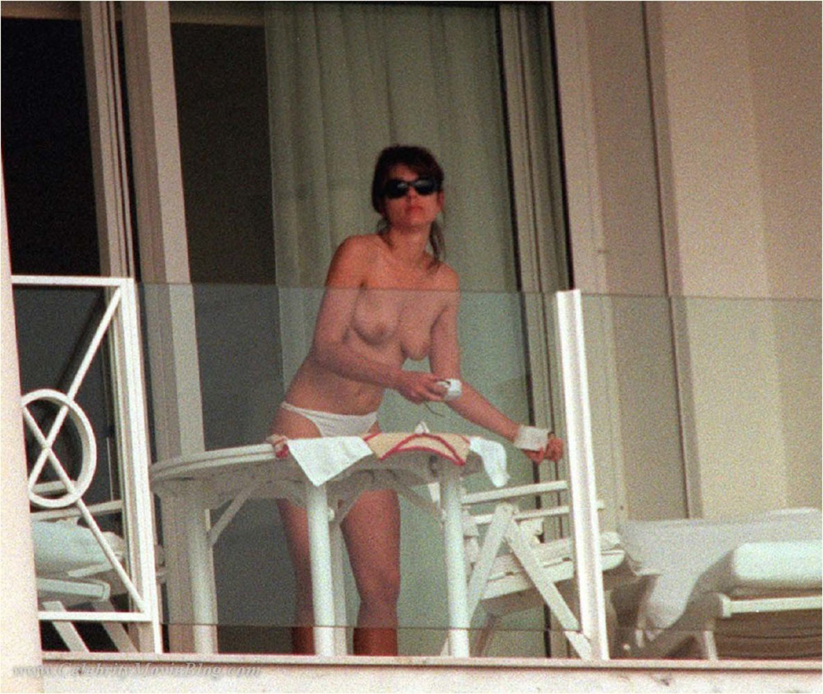 Elizabeth Hurley caught topless on vacation #75278944
