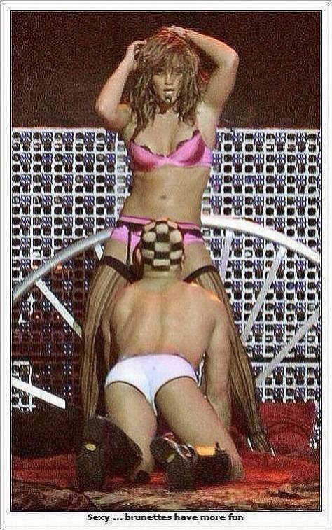 international pop star Britney Spears live in lingerie #75357716