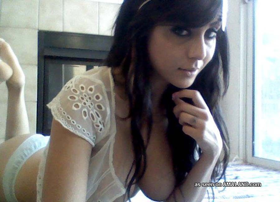 Sexy big-tittied emo chick's selfpics #68295981